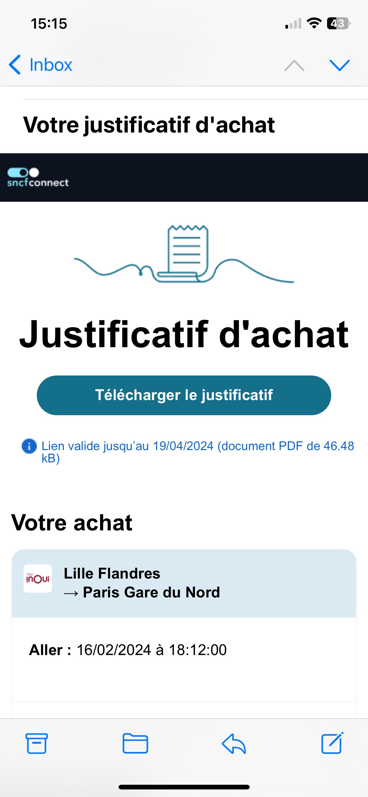 visual of a telephone to illustrate how to obtain proof of purchase
